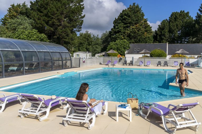 campsite in Belle en mer with indoor pool